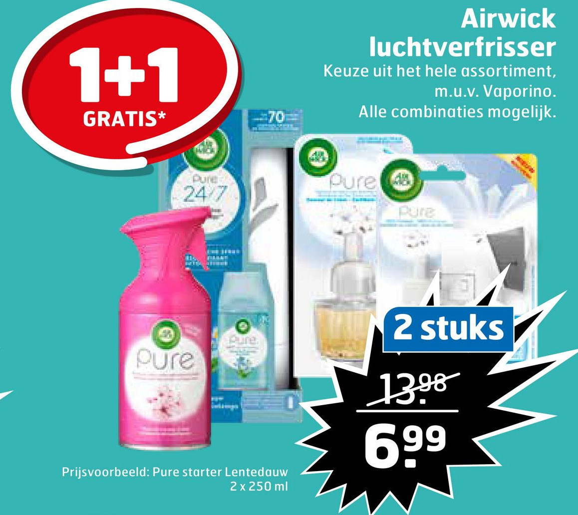 Airwick luchtverfrisser aanbieding bij Trekpleister