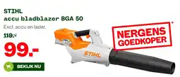 Welkoop STIHL accu bladblazer BGA 50 aanbieding