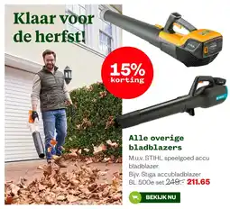 Welkoop Alle overige bladblazers aanbieding