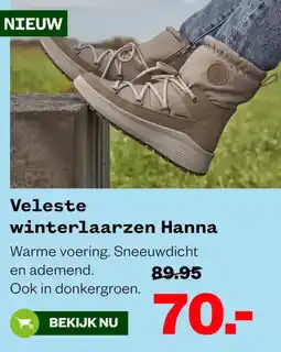 Welkoop Veleste winterlaarzen Hanna aanbieding