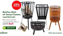 Welkoop Bonfeu, Heat of Fancy Flames vuurkorven aanbieding