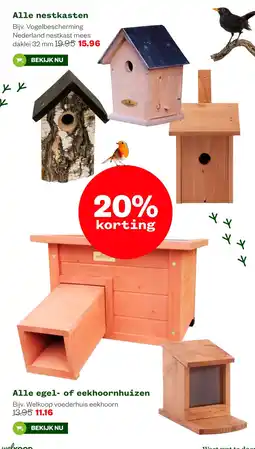 Welkoop Alle nestkasten aanbieding