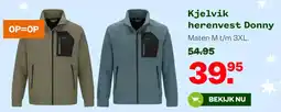 Welkoop Kjelvik herenvest Donny aanbieding