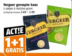 Poiesz Vergeer geraspte kaas aanbieding
