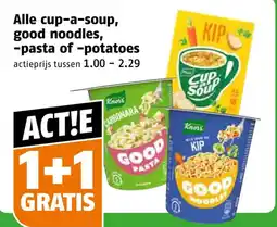 Poiesz Alle cup-a-soup, good noodles, -pasta of -potatoes aanbieding
