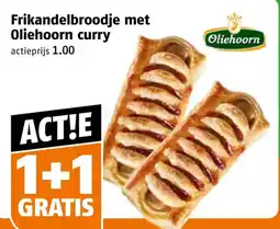 Poiesz Frikandelbroodje met Oliehoorn curry aanbieding