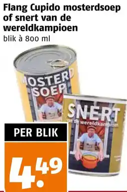 Poiesz Flang Cupido mosterdsoep of snert van de wereldkampioen aanbieding