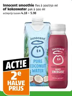 Poiesz Innocent smoothie of kokoswater aanbieding