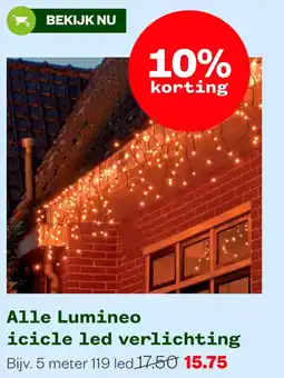 Welkoop Lumineo icicle led verlichting aanbieding