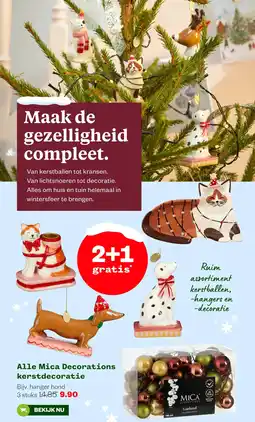 Welkoop Alle Mica Decorations kerstdecoratie aanbieding