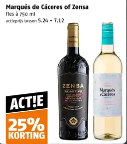 Poiesz Marqués de Cáceres of Zensa aanbieding