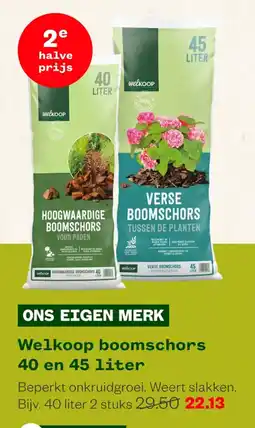 Welkoop Welkoop boomschors aanbieding