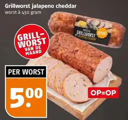 Poiesz Grillworst jalapeno cheddar aanbieding