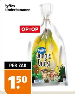 Poiesz Fyffes kinderbananen aanbieding