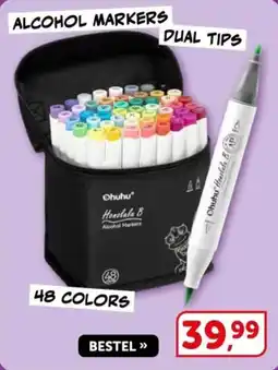 Boekenvoordeel Ohuhu Honolula B Alcohol Markers aanbieding