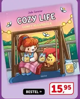 Boekenvoordeel Jade Summer Cozy Life Comfy Kleurboek aanbieding