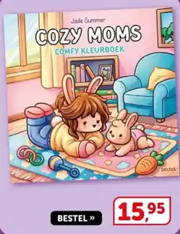Boekenvoordeel Jade Summer Cozy Moms Comfy Kleurboek aanbieding