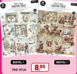 Boekenvoordeel Studio Calico Card making PAPER PAD aanbieding