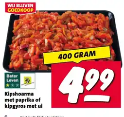Nettorama Kipshoarma met paprika of kipgyros met ui aanbieding