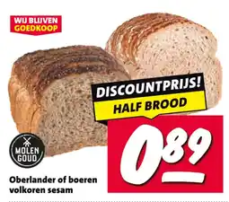 Nettorama Oberlander of boeren volkkoren sesam aanbieding