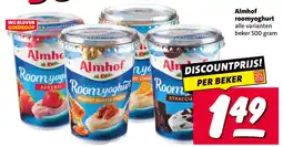 Nettorama Almhof roomyoghurt aanbieding