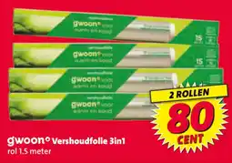 Nettorama gwoon Vershoudfolie 3in1 aanbieding