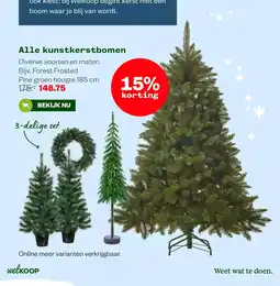 Welkoop Alle kunstkerstbomen aanbieding