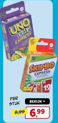 Boekenvoordeel uno flip! express aanbieding