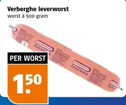 Poiesz Verberghe leverworst aanbieding