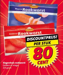 Nettorama Slagershuis rookworst aanbieding