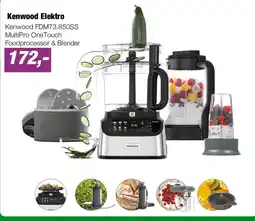 EP Kenwood Elektro Kenwood FDM73.850SS MultiPro OneTouch Foodprocessor & Blender aanbieding