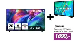 EP Samsung Samsung 65" Micro RGB 4K R86H (2026) aanbieding