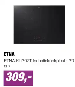 EP ETNA ETNA KI170ZT Inductiekookplaat - 70 cm aanbieding