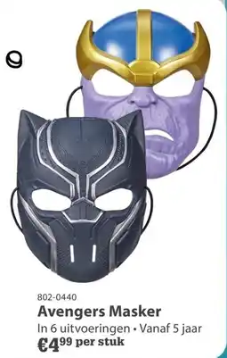Marskramer Avengers Masker aanbieding