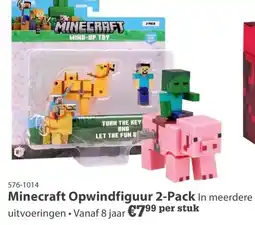 Marskramer Minecraft Opwindfiguur 2-Pack aanbieding