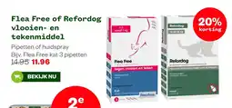 Welkoop Flea Free of Refordog vlooien en tekenmiddel aanbieding
