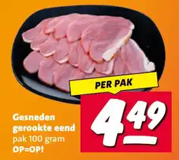 Nettorama Gesneden gerookte eend aanbieding