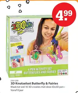 Marskramer iDo3D 3D Knutselset Butterfly & Fairies aanbieding