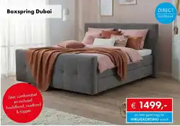Woonsquare Boxspring Dubai aanbieding
