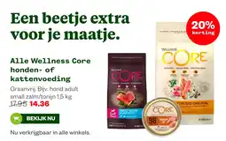 Welkoop Wellness Core honden- of kattenvoeding aanbieding