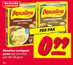 Nettorama Mousline aardappelpuree aanbieding