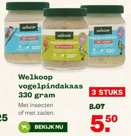 Welkoop Welkoop vogelpindakaas aanbieding