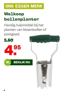 Welkoop Welkoop bollenplanter aanbieding