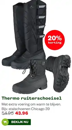 Welkoop Thermo ruiterschoeisel aanbieding