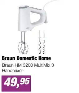 EP Braun Domestic Home Braun HM 3200 MultiMix 3 Handmixer aanbieding