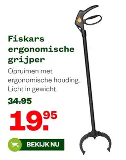 Welkoop Fiskars ergonomische grijper aanbieding