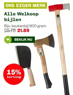 Welkoop Welkoop bijlen aanbieding