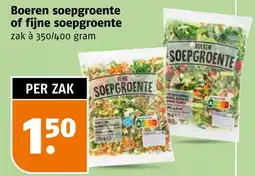 Poiesz Boeren soepgroente of fijne soepgroente aanbieding