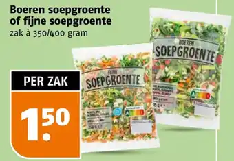 Boeren soepgroente of fijne soepgroente