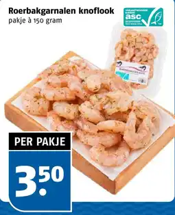 Poiesz Roerbakgarnalen knoflook aanbieding